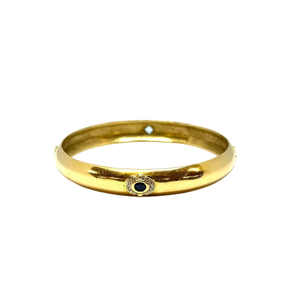 Bracelet jonc en or jaune 18K