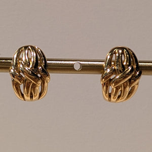 Boucles d'oreilles en Or Jaune 18K 3.71 Grs