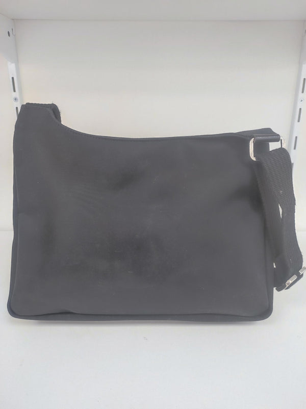 Sac à main Longchamp toile noir hobo