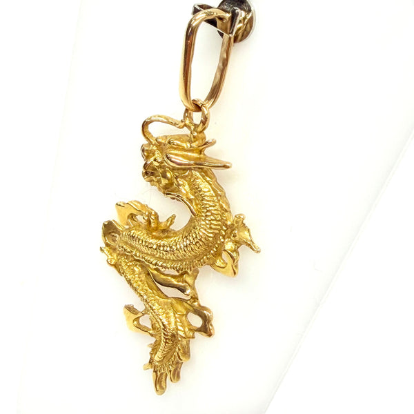 Pendentif or 18k Dragon
