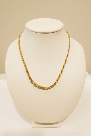 Collier Princesse en Or Jaune et Or Blanc 18 K - 9.15 G