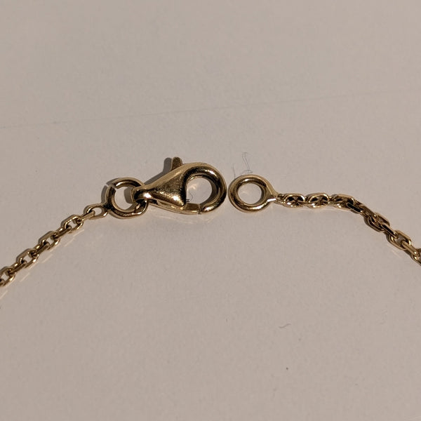 Bracelet forçat en or jaune 18 carats Poids -1.77 Grs