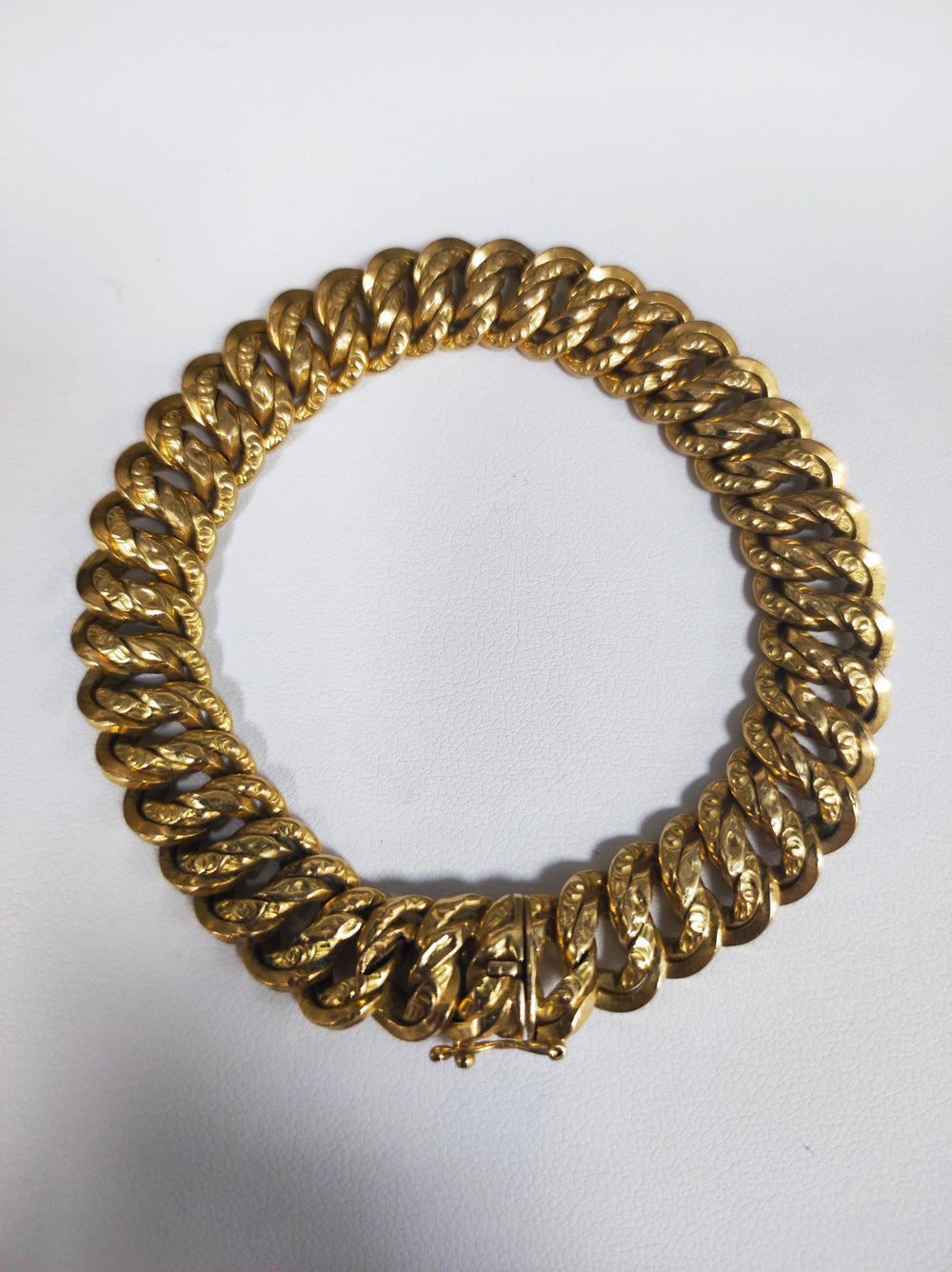 Bracelet Maillon Américain Or Jaune 18K