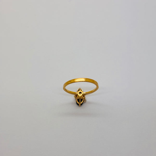 Bague Or Jaune 18K 18K Taille-50