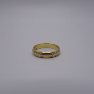 Bague Alliance en Or Jaune 18 Carats - Taille 56