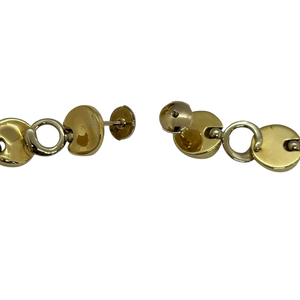 Boucles d'oreille or pendantes