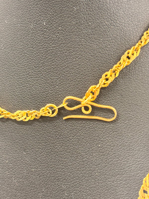 Collier Sautoir Or Jaune 18K 13.45 Grs