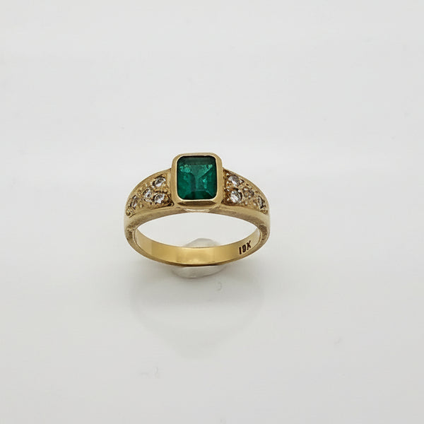 Bague en Or Jaune 18 K - Taille 54