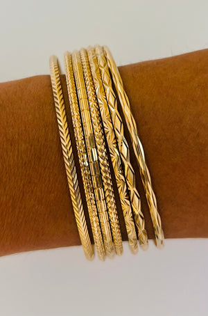 Bracelet Jonc en Or Jaune 18 Carats - 47.08 Grs