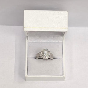 Bagues en or blanc 18K - Taille 56 -  3.64 G