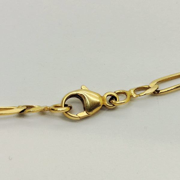 Collier Matinée Figaro Or Jaune 18K - 56 cm - 8.66gr