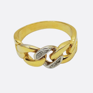 Bague en Or Jaune 18k - 5.78 G - Taille 55