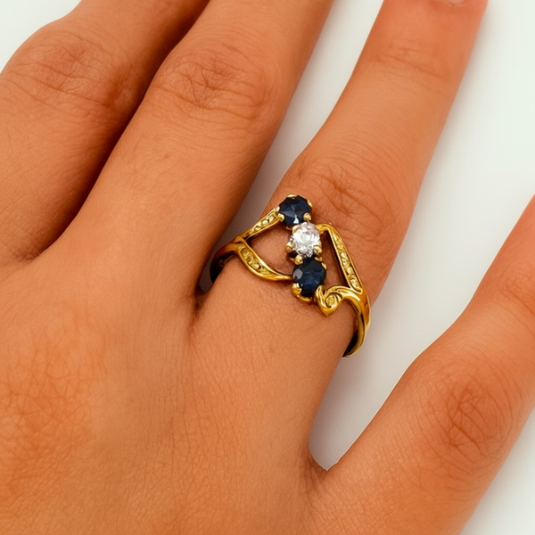 Bague en Or Jaune  18 K - 2.57 G