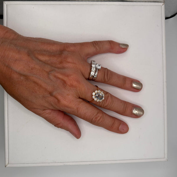Bague Marguerite Or Jaune 18K Taille-60