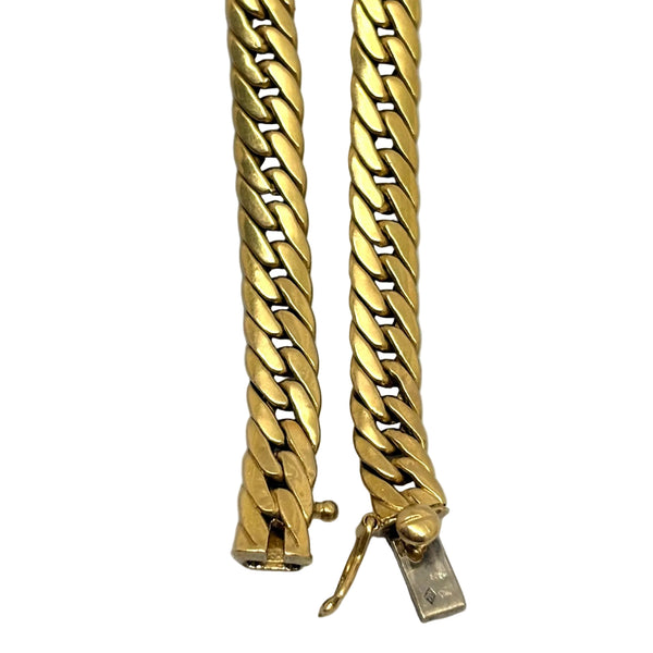 Chic Collier Ras du Cou Anglaise Or Jaune 18