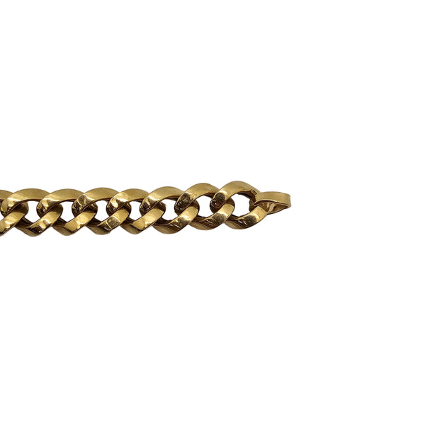 Bracelet Or Jaune Gourmette 18k - 14.07 G