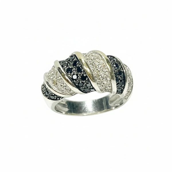 Bague en Or Blanc 18 K - Taille 54 - 10.02 G