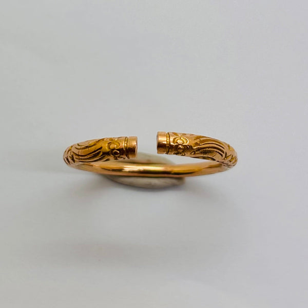 Bague en Or Jaune 18K Taille-51