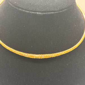 Collier Ras du Cou en Or Jaune 18 Carats - 34.86g