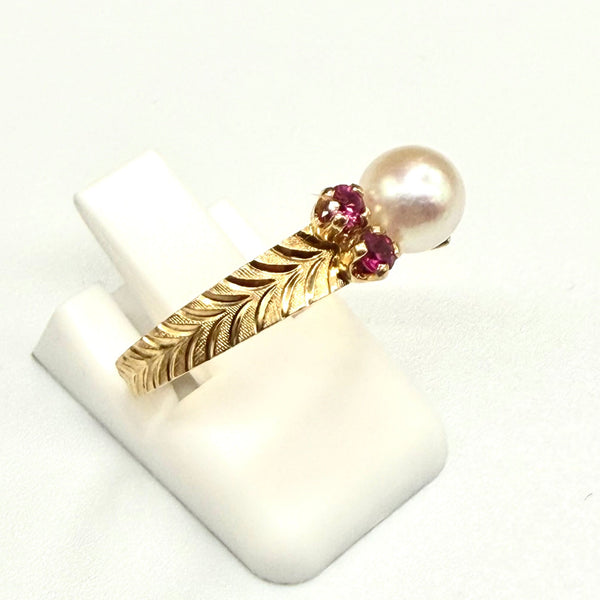 Bague en Or jaune 18K - Taille 51 - 2.68g