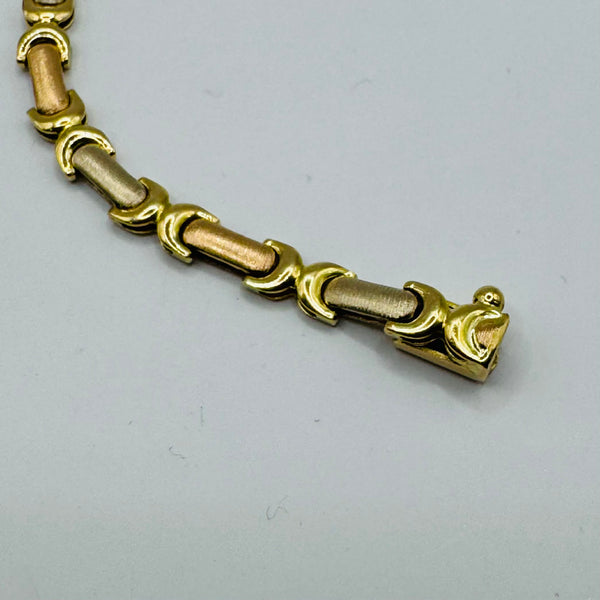 Bracelet Maillon 3 Ors - 7.81G
