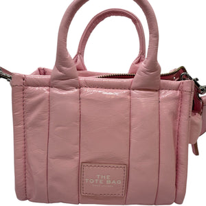 Sac à main Marc Jacobs The Shiny Crinkle Mini – Rose brillant