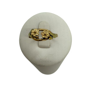 Bague Demi-Tour en Or Jaune 18 Carats – T 55