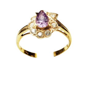 Bague en Or Jaune 18K Taille-55