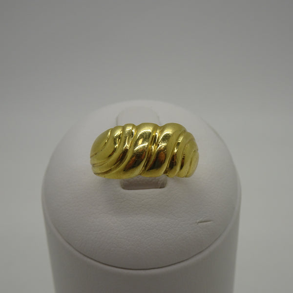 Jonc en Or Jaune 18K Taille 52