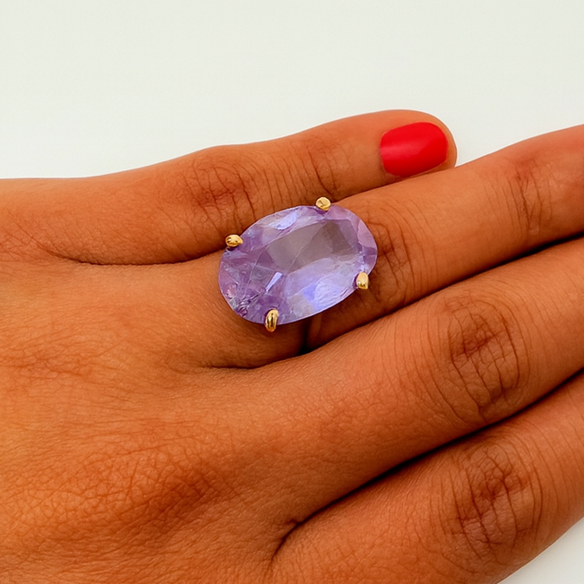 Bague en Or Jaune 18K Taille 54 - 7 G