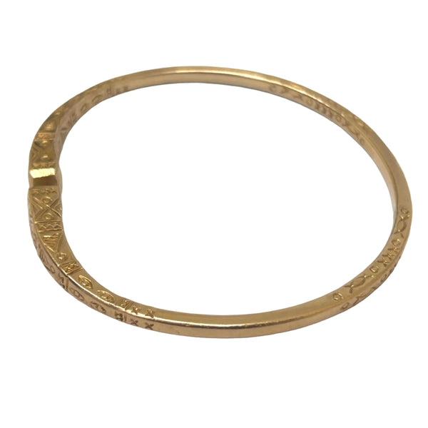 Bracelet Jonc Or Jaune 18K
