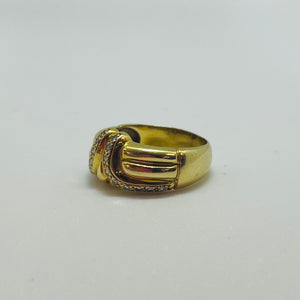 Bague en Or Jaune 18K Taille-52