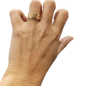 Bague Semainier Or Jaune 18 Carats