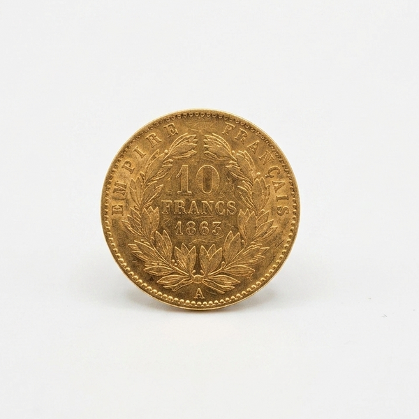 Pièce Rare 10 Francs Napoléon en Or jaune 22K - 3.19G