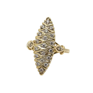 Bague en Or Jaune 18K - Taille 63 - 6.83 Grs