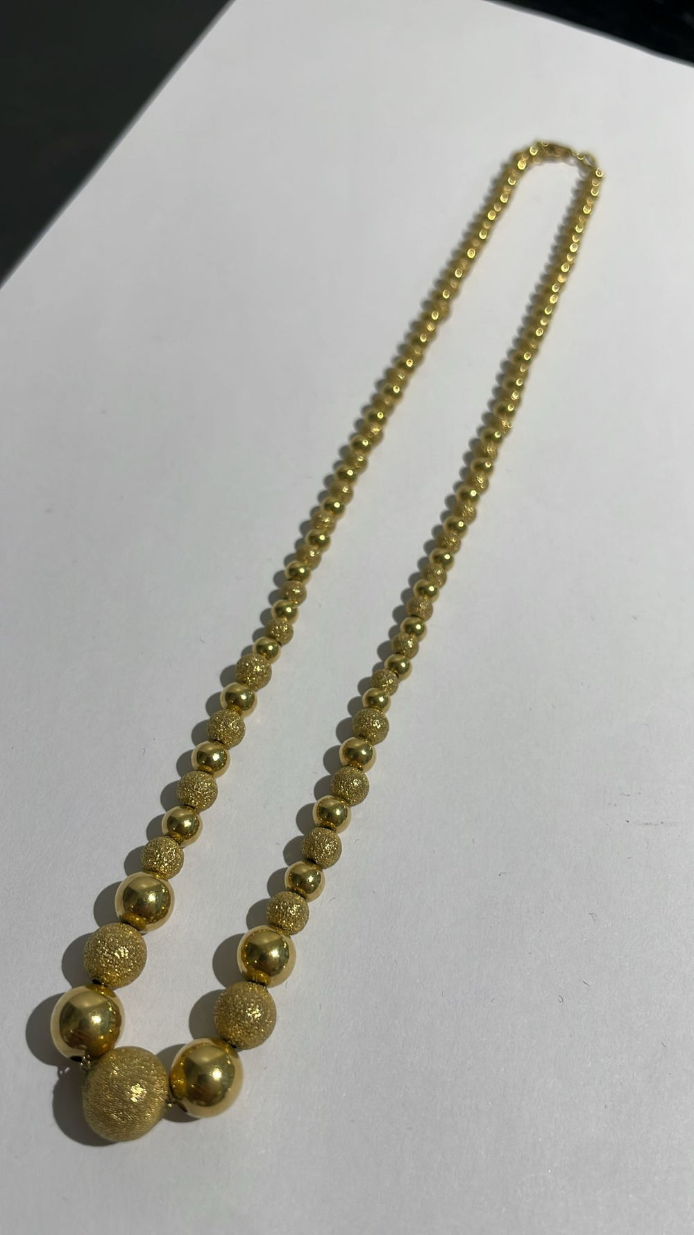 Collier Ras du Cou en Or Jaune 18K Maille marseillaise