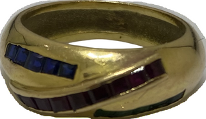 Bague en Or jaune 18K - Taille 56