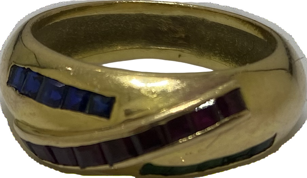 Bague en Or jaune 18K - Taille 56