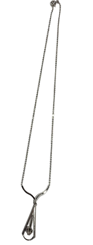 Collier Princesse Forçat Or Blanc 750/1000