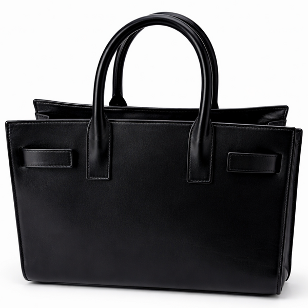 Yves saint Laurent Modèle Jour Sac à Main en Cuir Noir