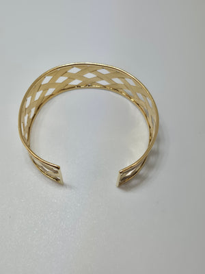 Bracelet manchette en Or Jaune 18K 16.66g