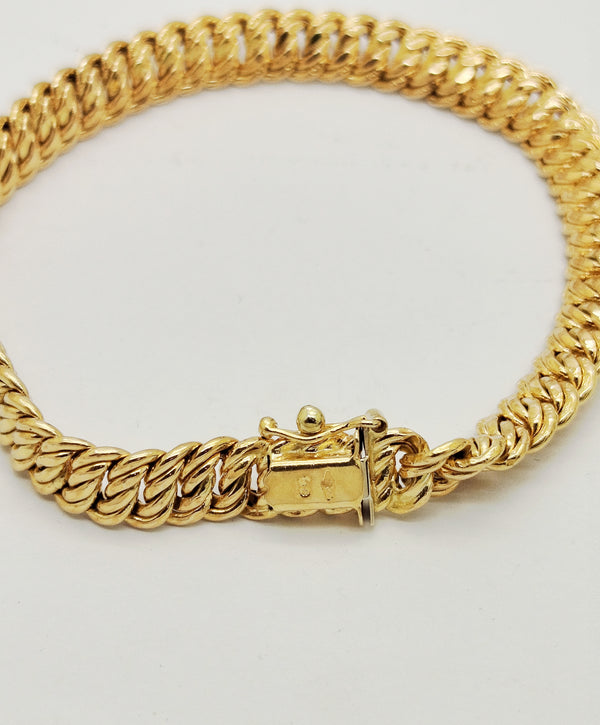Bracelet en or jaune 18K - 9.23 Grs