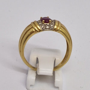 Bague en OR jaune 18K Taille-60