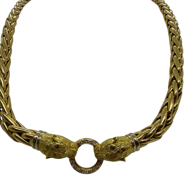 Collier Ras du Cou en Or Jaune 18 K - 36.89 G