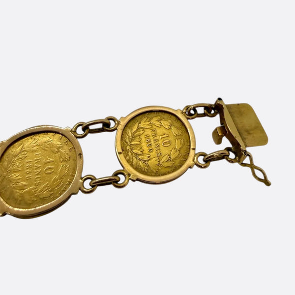 Bracelet Maillon Forçat en Or Jaune 18k - 22.54 G