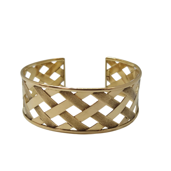 Bracelet manchette en Or Jaune 18K 16.66g