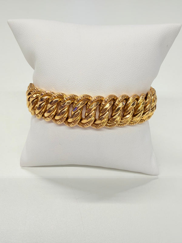 Bracelet en Or Jaune 18k - 30.92 Grs