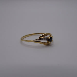 Bague en Or Jaune 18K - Taille 54