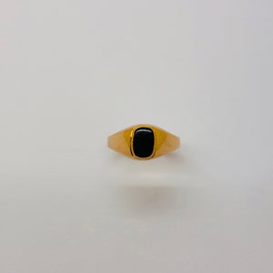 Chevalière en or jaune 18K Taille-53