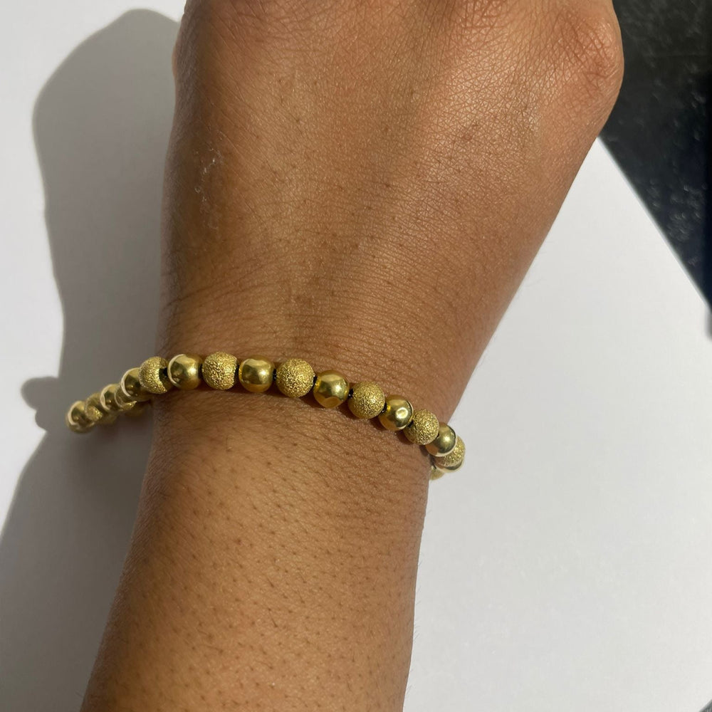 Bracelet Maille Marseillaise Or Jaune 18K 6.35g